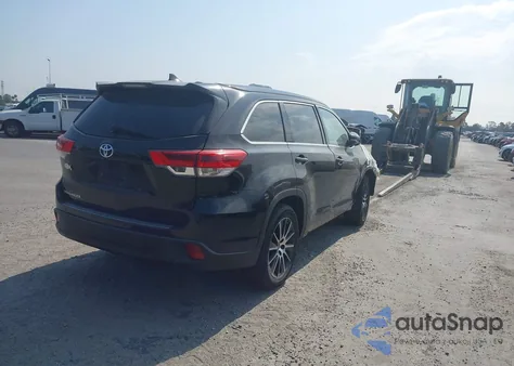 2018 Toyota Highlander Se from USA, damaged, VIN 5TDKZRFHXJS543631